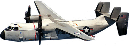 C-2 Greyhound cargo plane