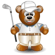 golfing bear