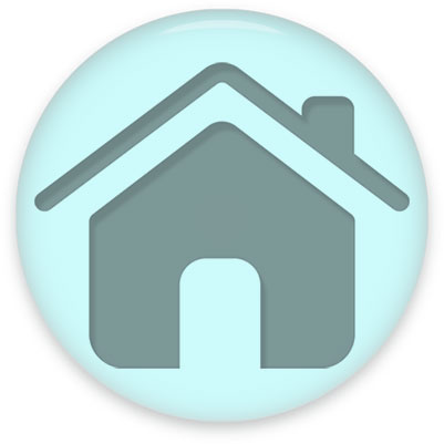 home button light blue glass