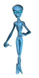 animated space alien