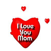 animated heart I love you mom