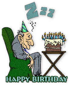 old man birthday cartoon