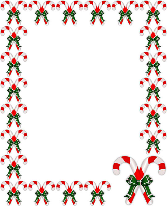 candy cane borders