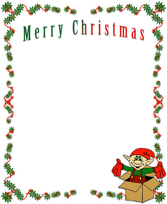 Free Christmas Border Graphics - Clipart Frames