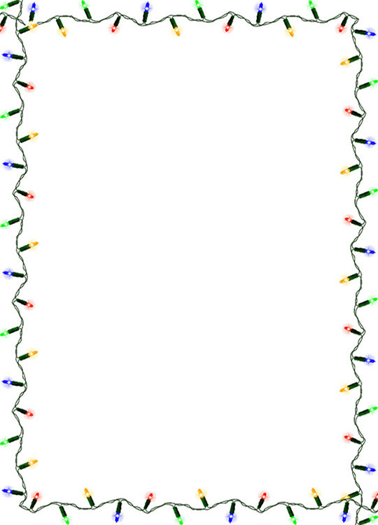 Free Christmas Border Graphics - Clipart Frames