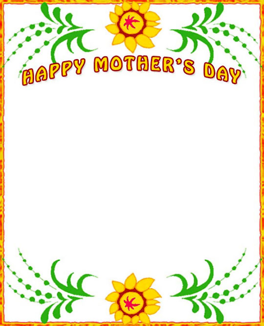 2022 Mothers Day Flowers Border 