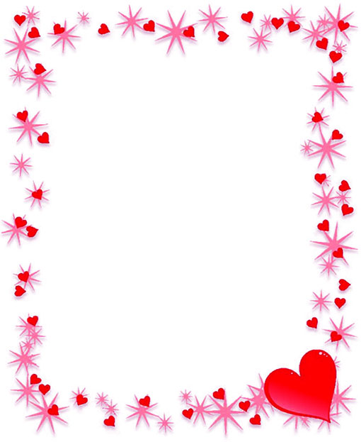 Free Valentine's Day Border Graphics - Clipart Frames