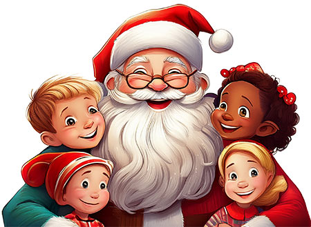 Santa children