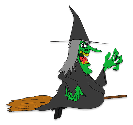 Free Witch Gifs - Animated Halloween Gifs - Witch Clipart