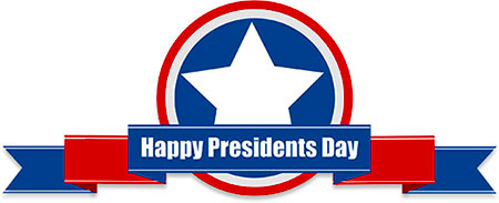 happy presidents day sign