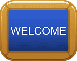 welcome sign animated